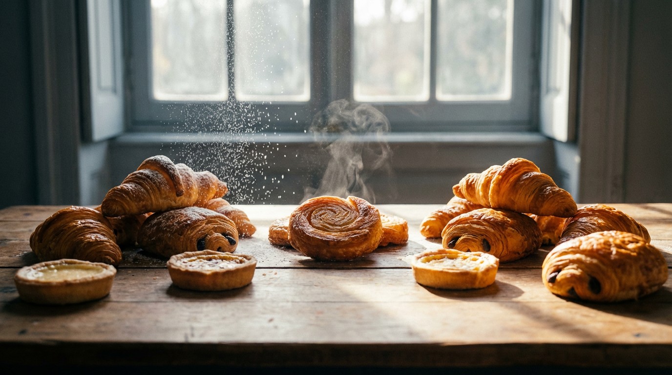 Free French Pastry Morning Image - Croissants, Pastries, Bakery ...