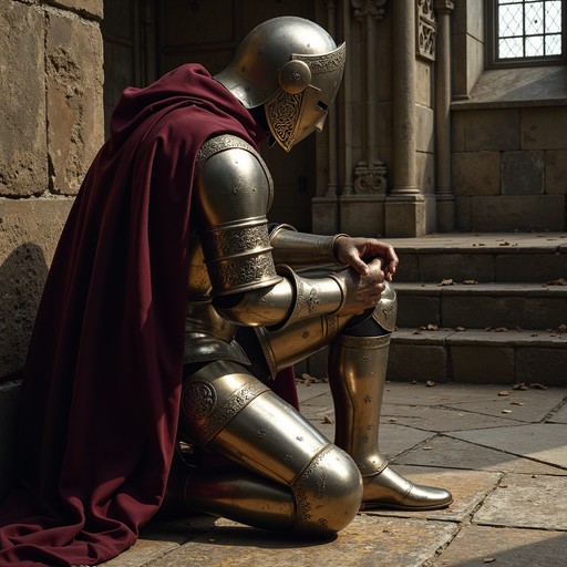 Free Knight's Solemn Prayer Image - Knight, Prayer, Cross | Download at ...
