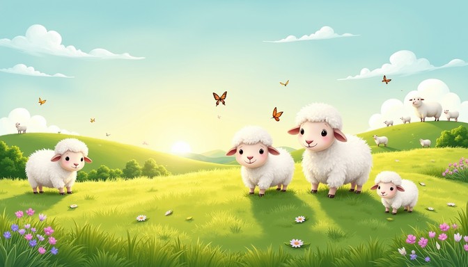 Free The Parable Of The Sheep And The Goats Stock AI Images | StockCake
