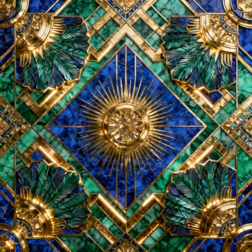 Free Art Deco Pattern Image - Artdeco, Sunburst, Geometric | Download ...