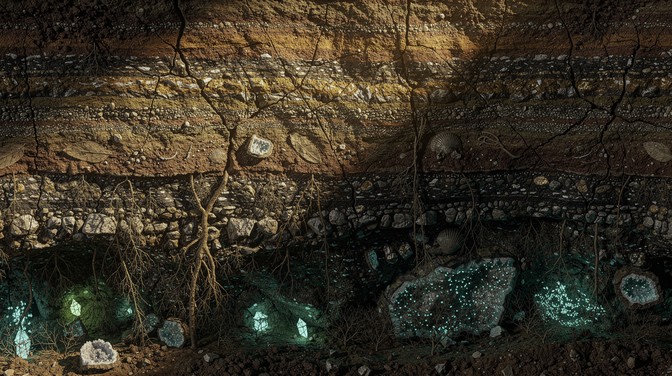 Free Underground Rock Layers Image - Geological, Underground, Strata ...