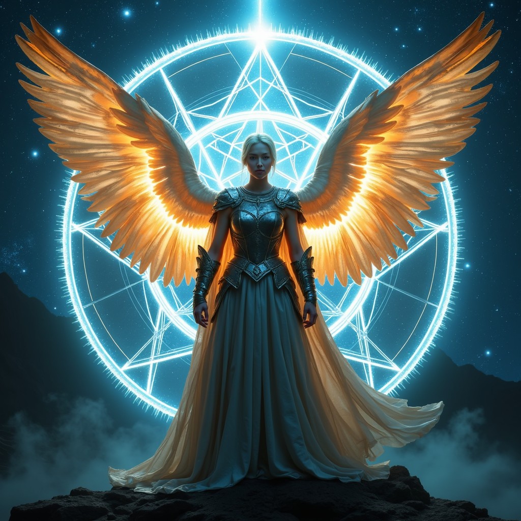 Free Celestial Winged Protector Image - Angel, Guardian, Protector ...