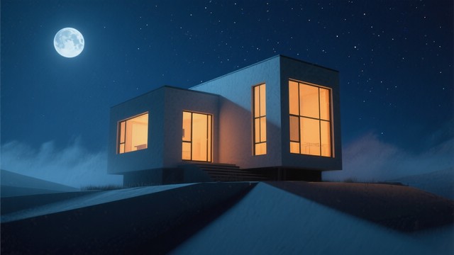 Free Moon Through Window Image - Moon, Window, Minimal | Download at ...