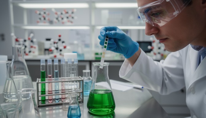 Green Lab Safety Free Testing Green Chemicals Image - Science, Laboratory, Chemistry ...