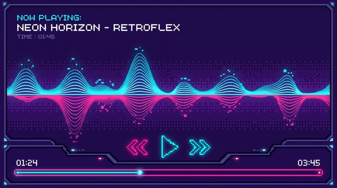 Free Synthwave Pixel Player Image - Synthwave, Pixel, Neon | Download ...