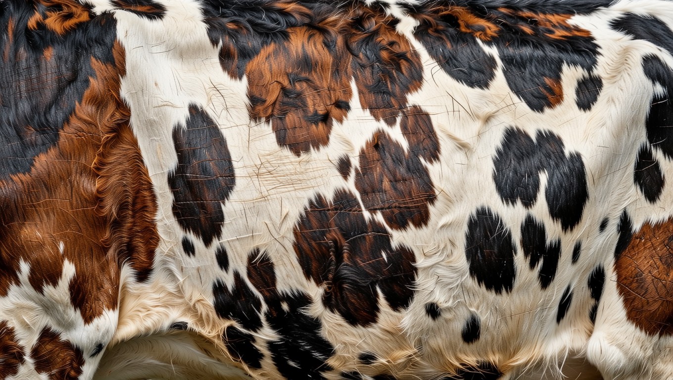 Free Natural Cowhide Pattern Photo - Cowhide, Leather, Texture ...