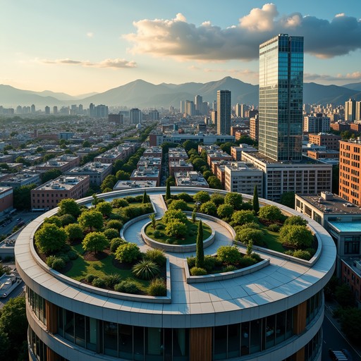 Free Circular Urban Overlook Image - Architecture, Urban, Skyline ...