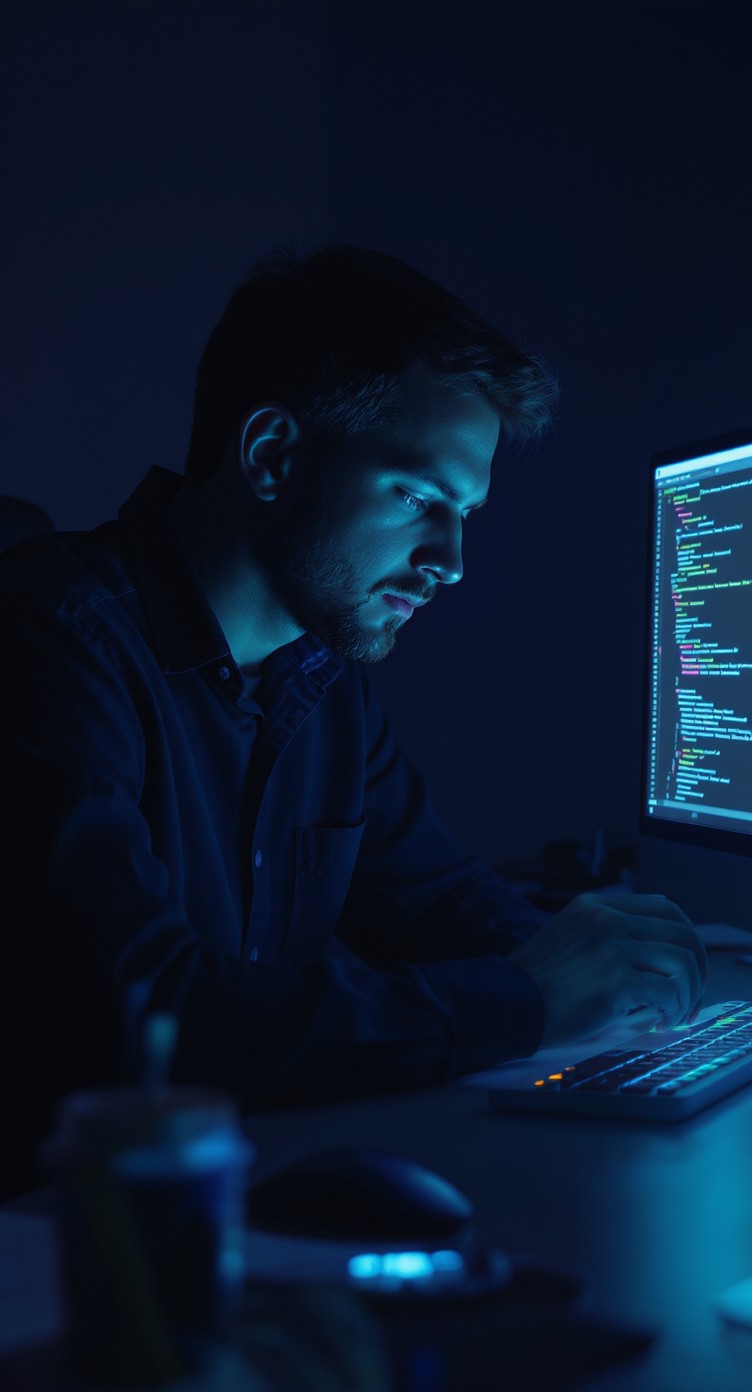 Free Coding Blue Night Image - Coding, Programmer, Hacker | Download at ...