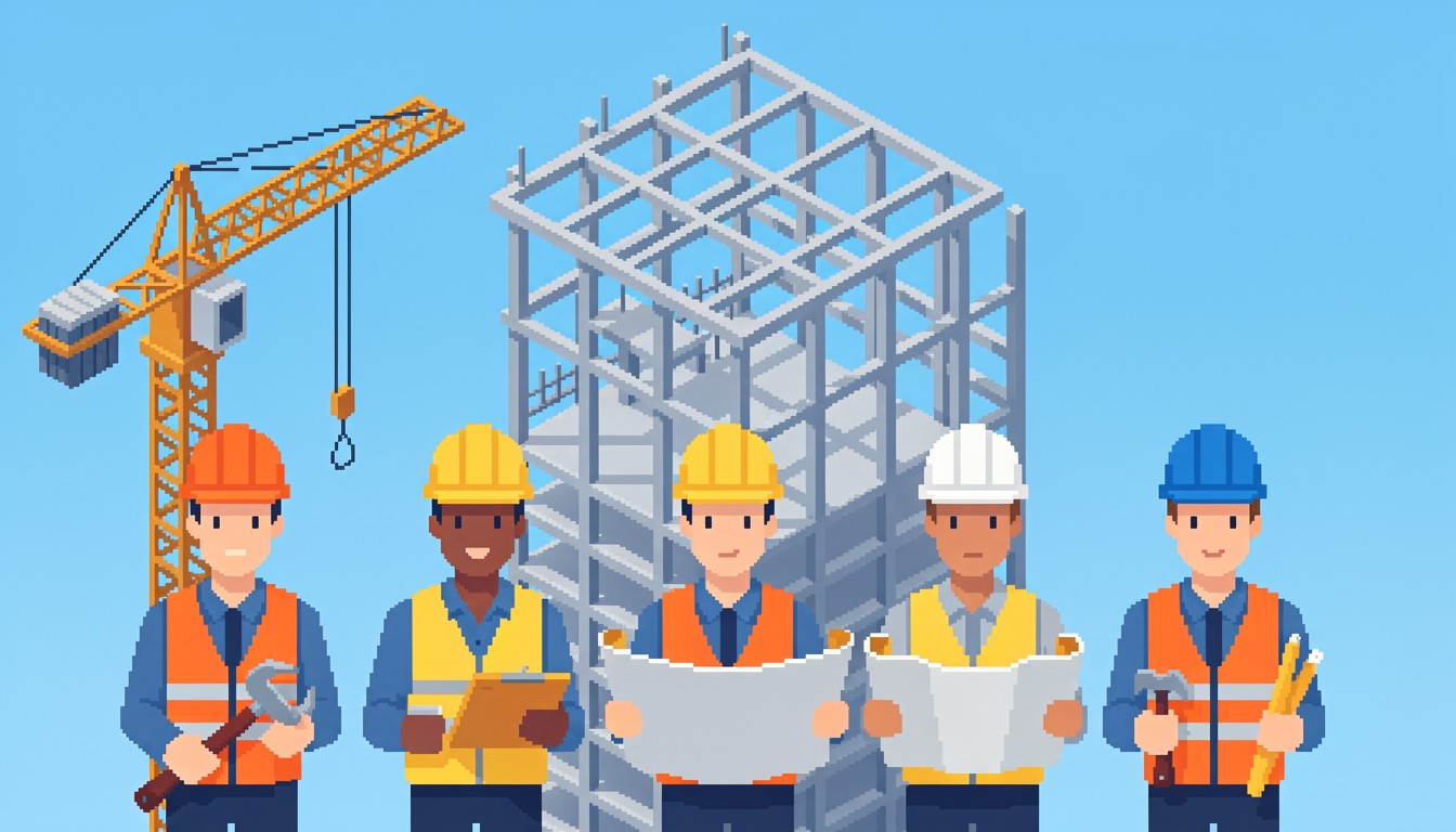 Free Construction Team Unity Image - Construction, Workers, Teamwork ...