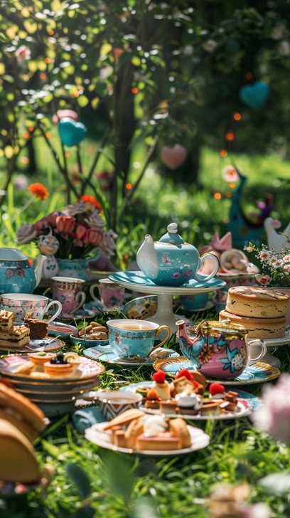Free Enchanted Garden Tea Image - Garden, Tea, Party | Download at ...