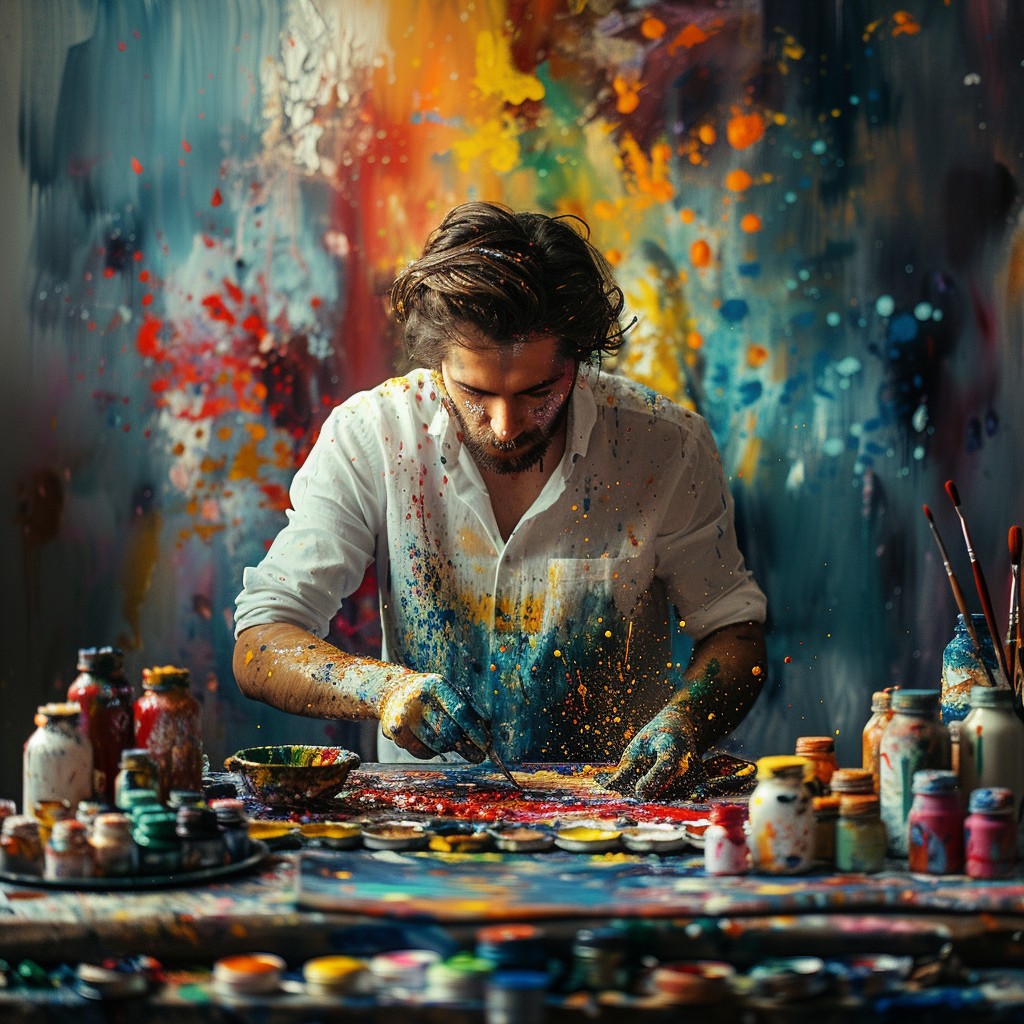 Free Artist at Work Image - Artist, Painting, Creative | Download at ...