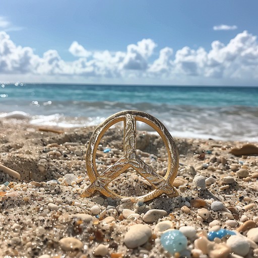Free Sunset Peace Symbol Image - Sunset, Beach, Peace | Download at ...
