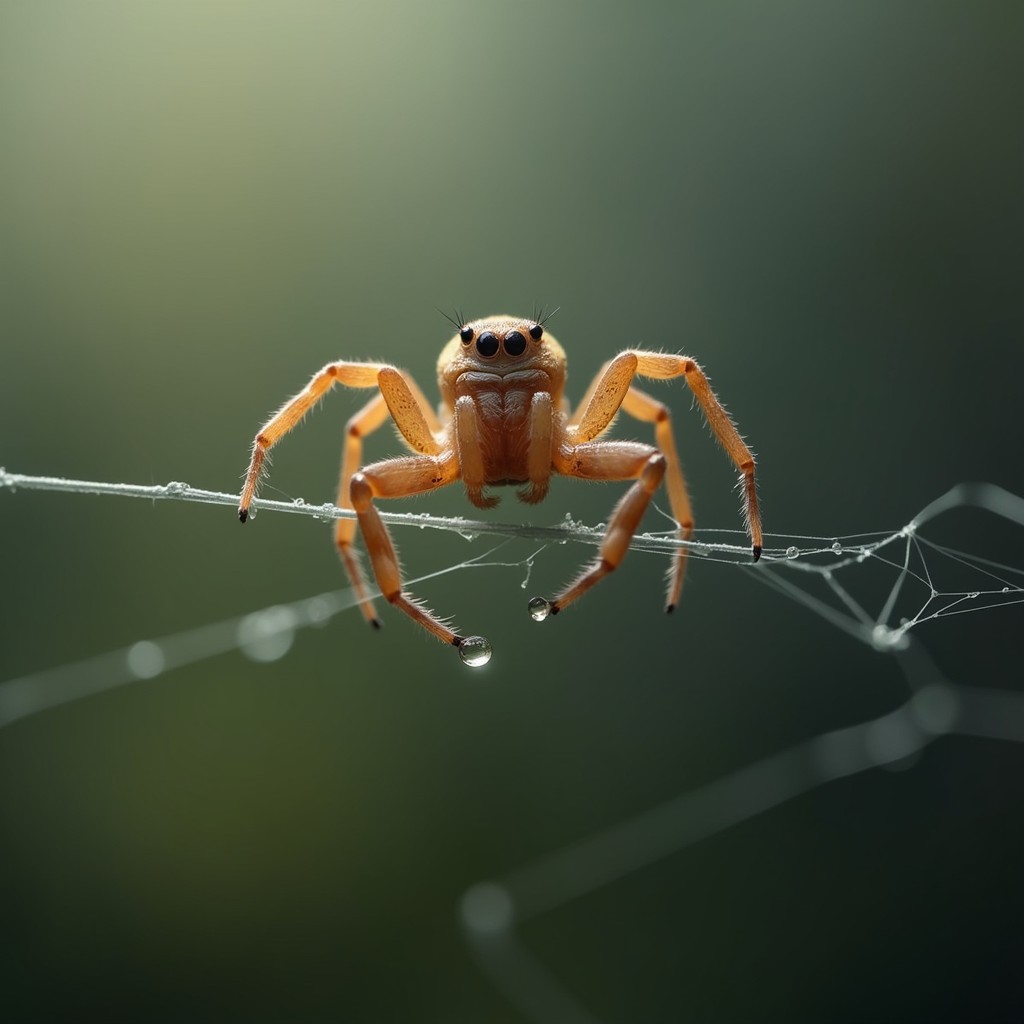 Free Amber Spider Poised Image - Spider, Arachnid, Jumping | Download ...