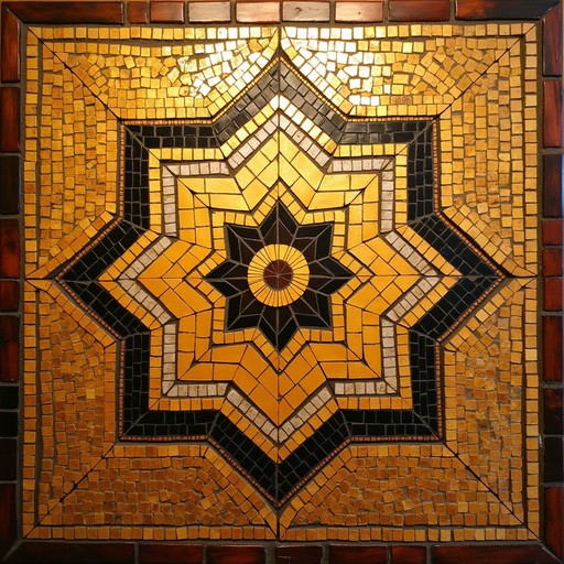 Star Moasic Pattern Free Golden Star Mosaic Image - Mosaic, Golden, Star | Download at ...
