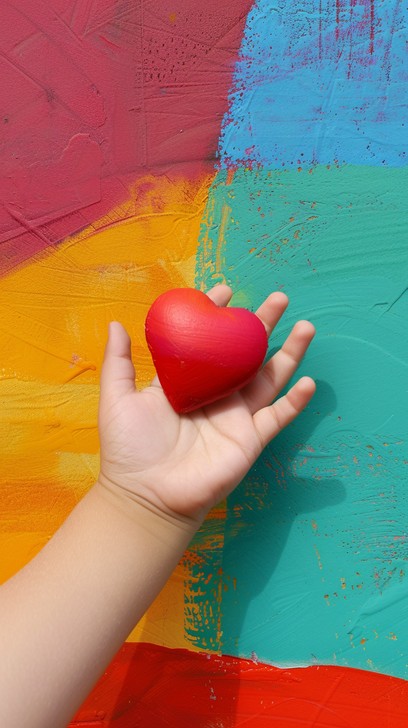 Download Colorful Thread Heart Image - Heart, Thread, Colorful | StockCake