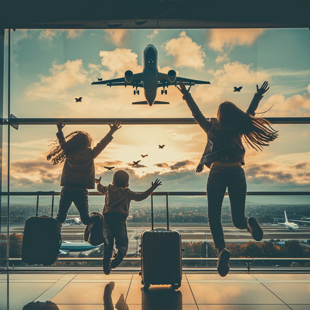 Free Joyful Airport Farewell Image - Airport, Jumping, Goodbye ...