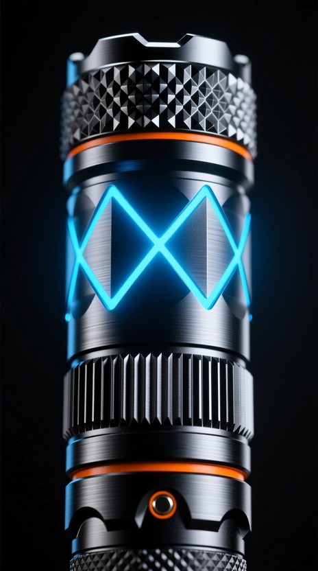 Ring Flashlight Pattern Free Illuminated Tactical Flashlight Image - Flashlight, Tactical ...