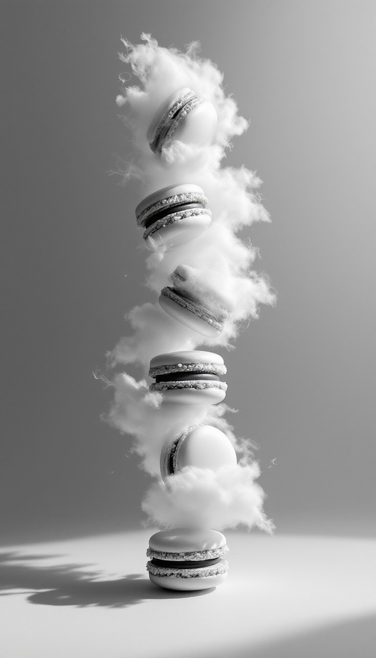 Floating Macaron Free Floating Macaron Dreams Image - Macaron, Ethereal, Minimal ...