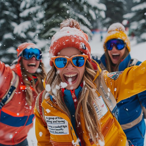 Snowy Fun Free Joyful Snowy Fun Image - Winter, Snow, Friends | Download at StockCake