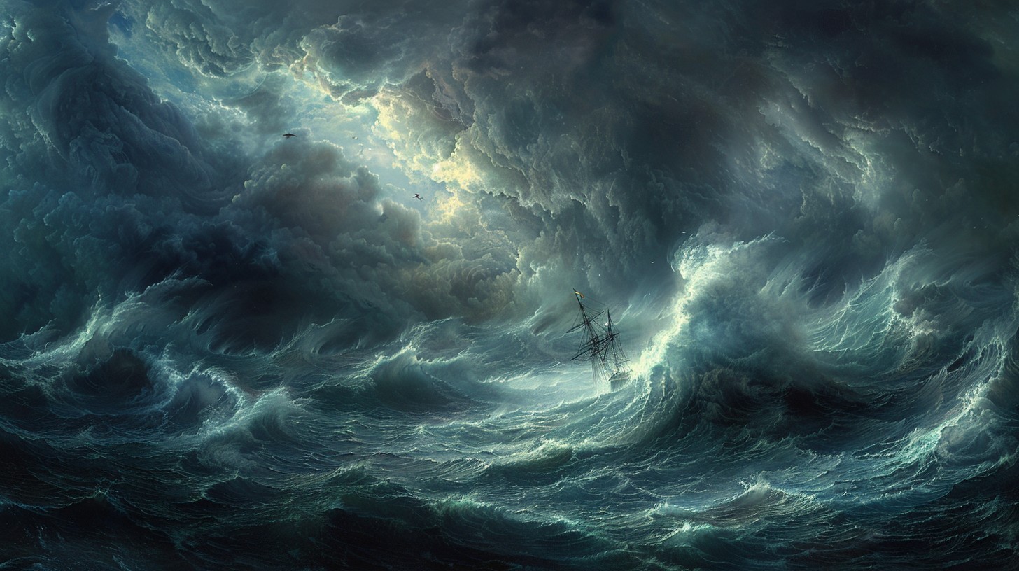 Free Tempestuous Ocean Scene Photo - Ocean, Storm, Waves | Download at ...