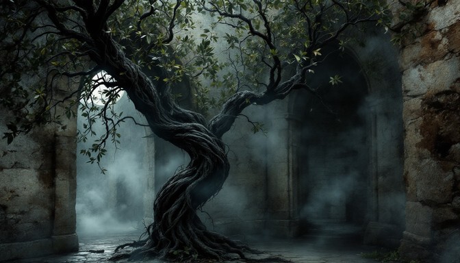 Oliver Tree Gothic Look Free Twisted Moonlit Sentinel Image - Tree, Olive, Ancient | Download ...