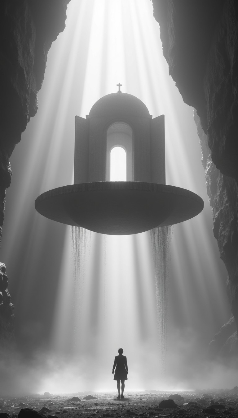 Free Transcendent Sacred Void Image - Sanctuary, Silhouette, Cave ...