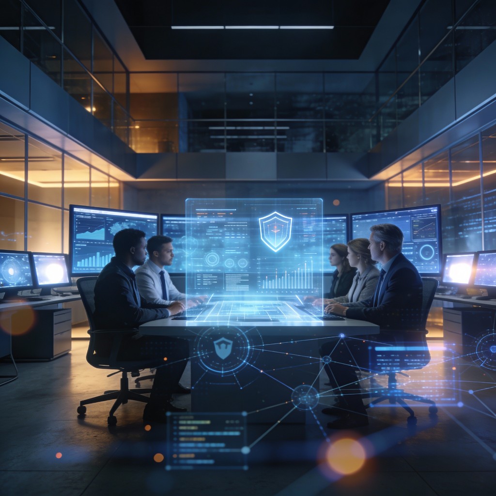 Computer Security Teamwork Free Cybersecurity Team Collaboration Image - Cybersecurity, Teamwork ...