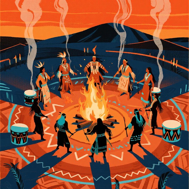 Three Fires Free Tribal Fire Ceremony Image - Bonfire, Fire, Celebration | Download ...