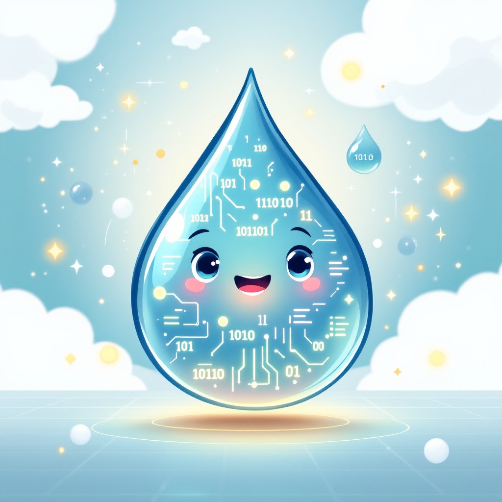 Water Feature Character Free Digital Water Character Image - Water, Droplet, Character ...