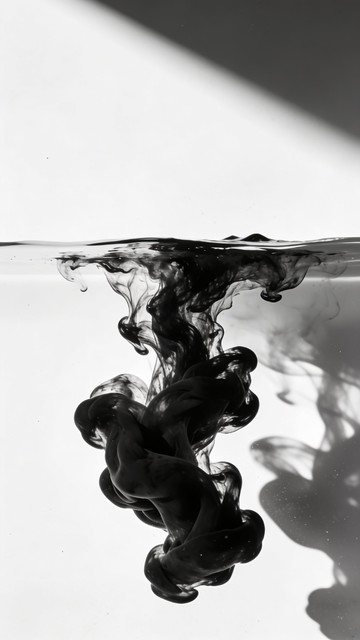 Free Abstract Ink Landscape Image - Abstract, Art, Monochrome ...