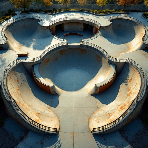 Free Concrete Skating Paradise Image - Skatepark, Concrete, Geometric ...