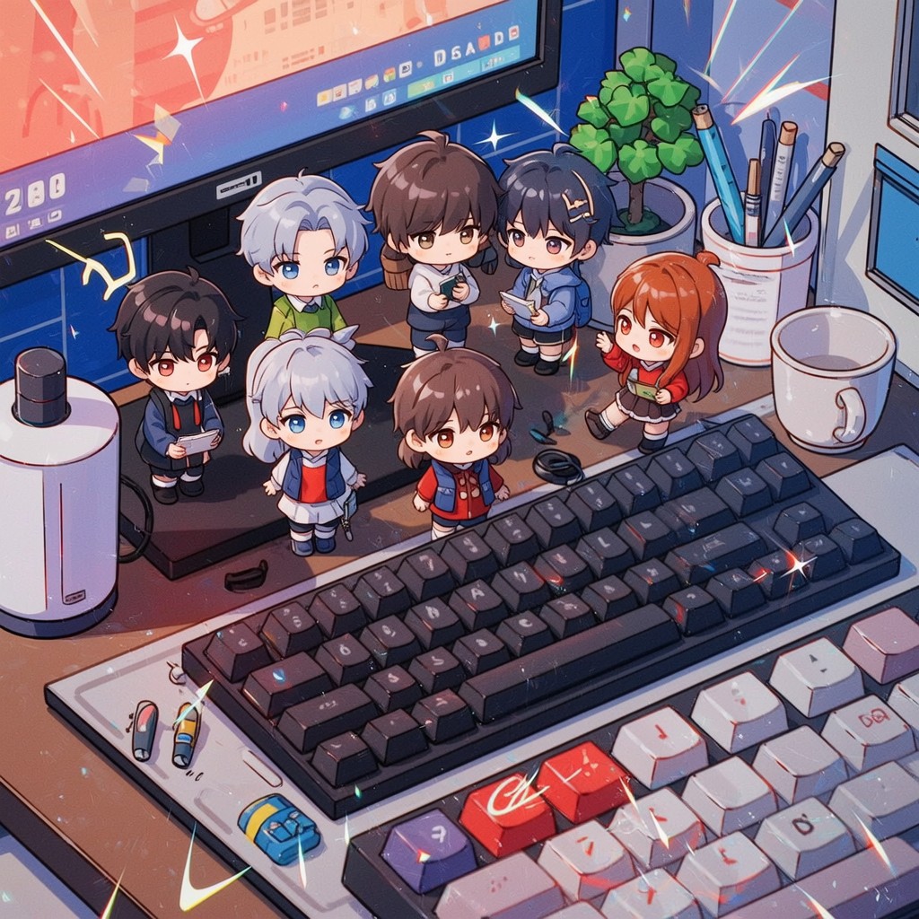 Free Chibi Desk Diorama Image - Chibi, Anime, Manga | Download at StockCake