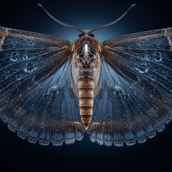 Moth Wing Background Free Midnight Wing Texture Stock Images | StockCake