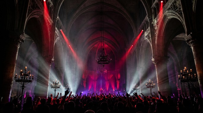 Free Gothic Concert Silhouette Image - Gothic, Concert, Silhouette ...