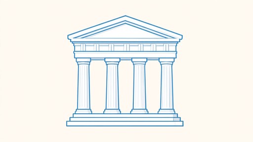 Download Blue Greek Temple Image - Temple, Greek, Greece | StockCake