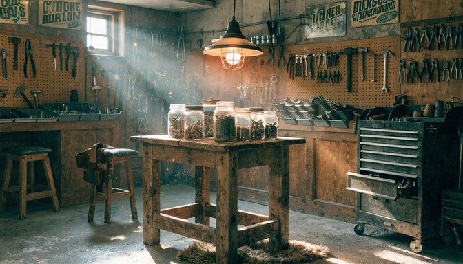 Free Retro Workshop Organization Image - Workshop, Vintage, Retro ...