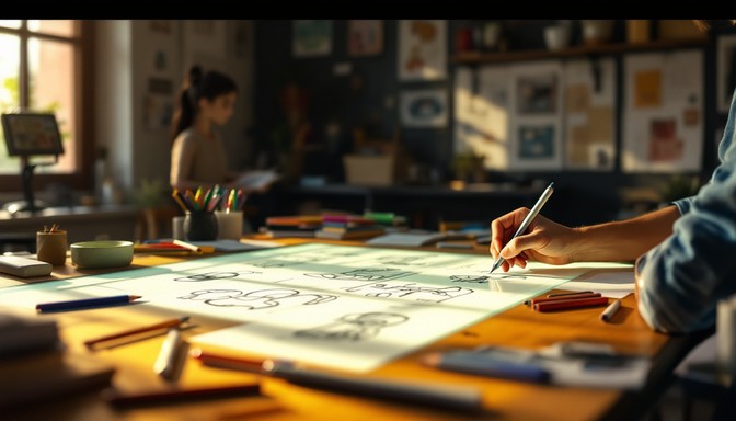 Free Traditional Animation Workspace Image - Animation, Lightbox ...