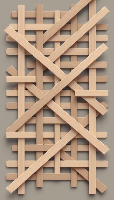 Free Deconstructed Wooden Weave Image - Geometric, Lattice, Weave ...