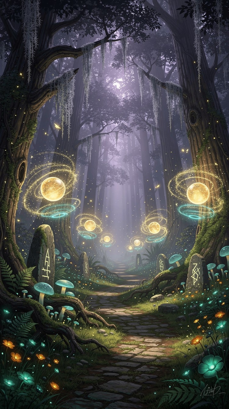 Free Enchanted Forest Path Image - Forest, Enchanted, Magical ...