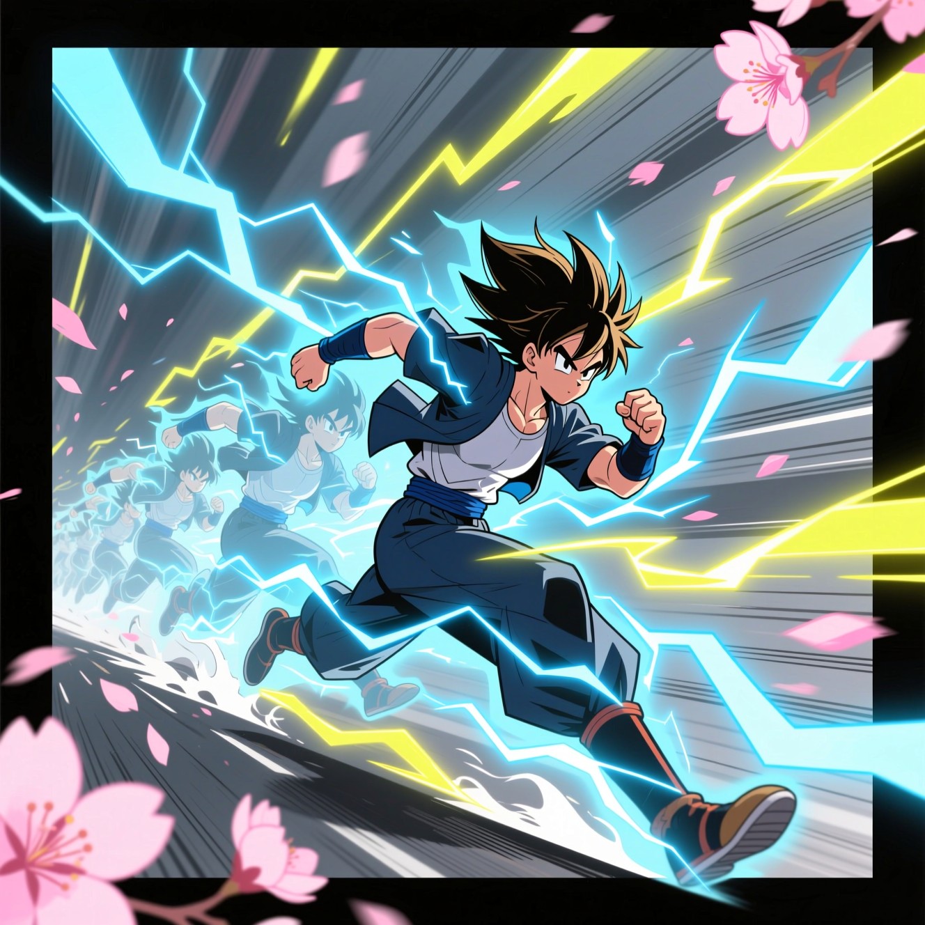 Free Lightning Fast Dash Image - Anime, Speed, Action | Download at ...