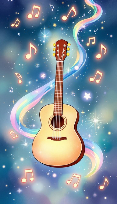 Free Magical Musical Guitar Image - Guitar, Music, Magical | Download ...