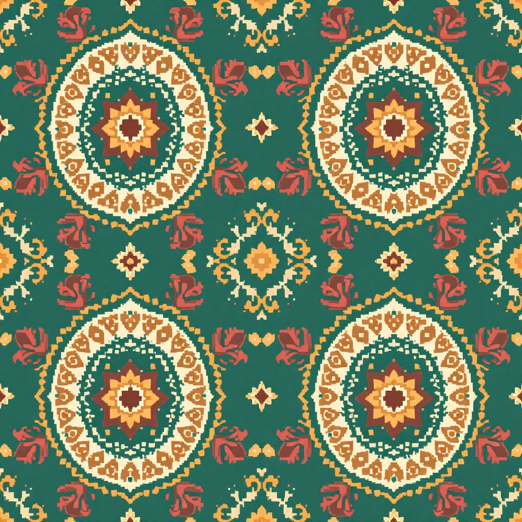 Free Pixel Paisley Design Image - Paisley, Pattern, Pixel | Download at ...