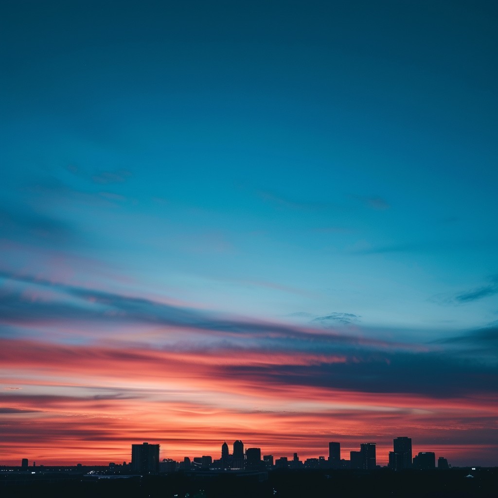 Free Sunset City Horizon Image - Sunset, Skyline, Cityscape | Download ...