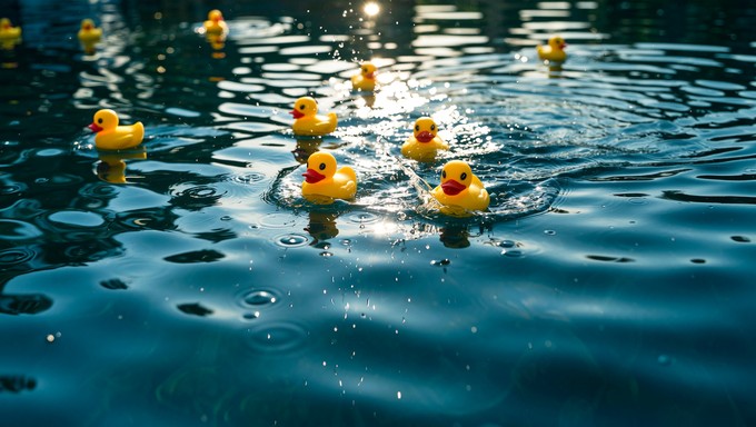 Free Yellow Duck Race Image - Ducks, Racing, Competition | Download at ...