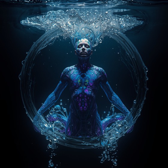 Transcending Floating Free Aquatic Dimensional Transcendence Image - Swimmer, Transformation ...