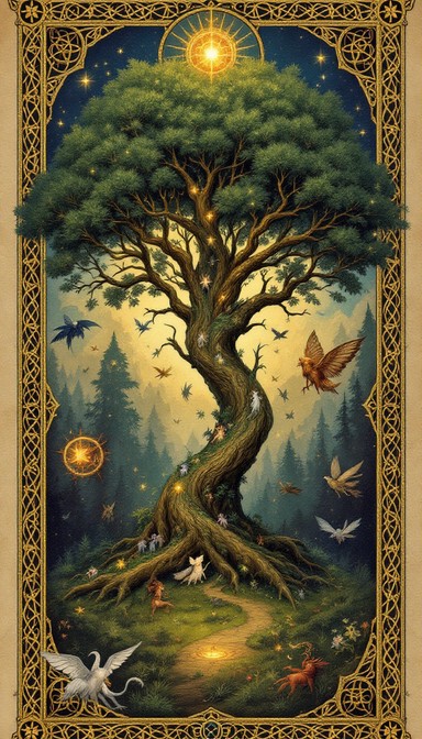 Free Medieval World Tree Image - Tree, Medieval, Cosmic | Download at ...