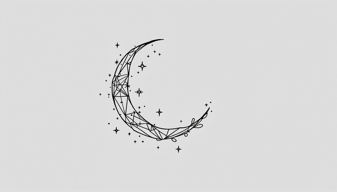 Simple Cresent Moon Design Free Celestial Crescent Design Image - Moon, Crescent, Minimal ...