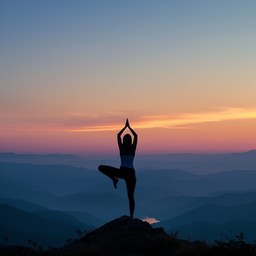 Free Sunrise Yoga Pose Image - Sunrise, Yoga, Silhouette | Download at ...