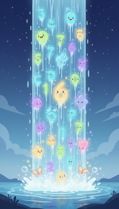 Free Magic Digital Waterfall Image - Waterfall, Digital, Magic ...