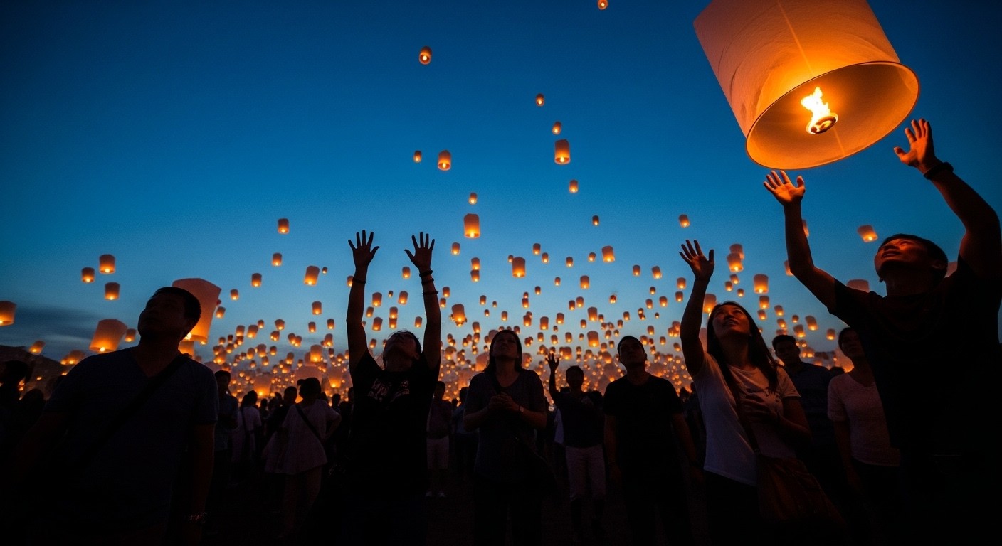 Free Lanterns Illuminate Sky Image - Lanterns, Festival, Celebration ...